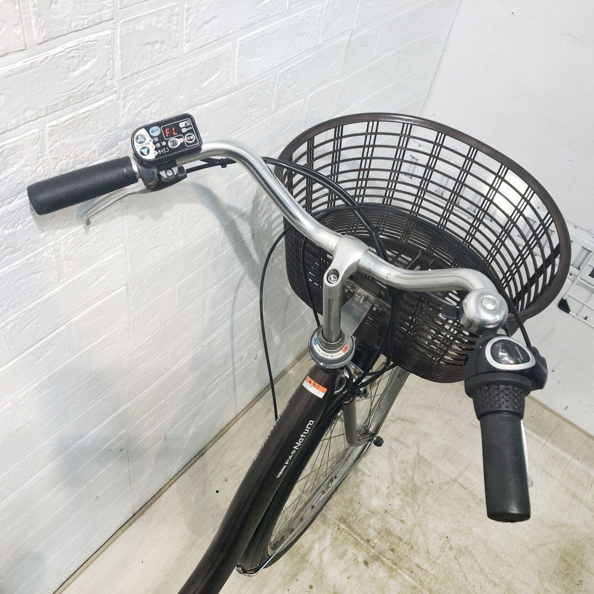 中古電動自転車 ヤマハ PAS ナチュラS ブラウン 26インチ YH058