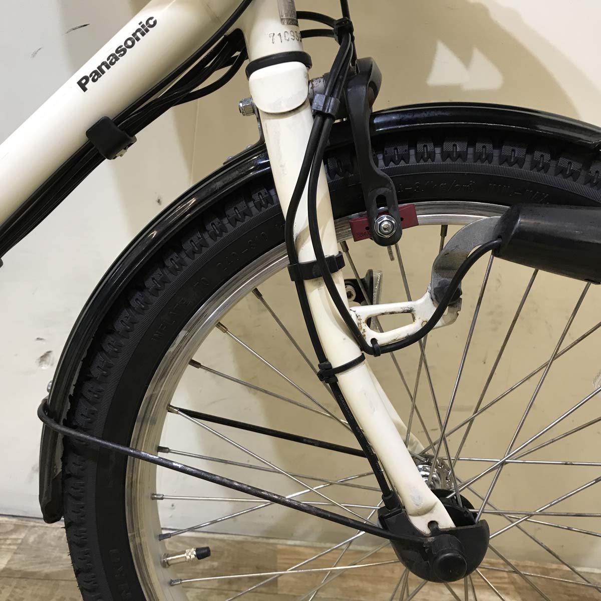 中古電動自転車 パナソニック ギュットミニDX ホワイト 20インチ KG036