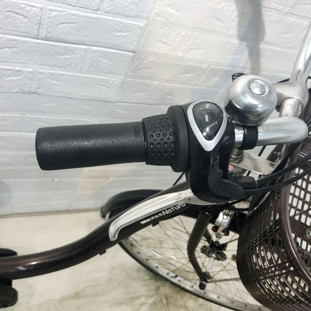 中古電動自転車 ヤマハ PAS ナチュラS ブラウン 26インチ YH058