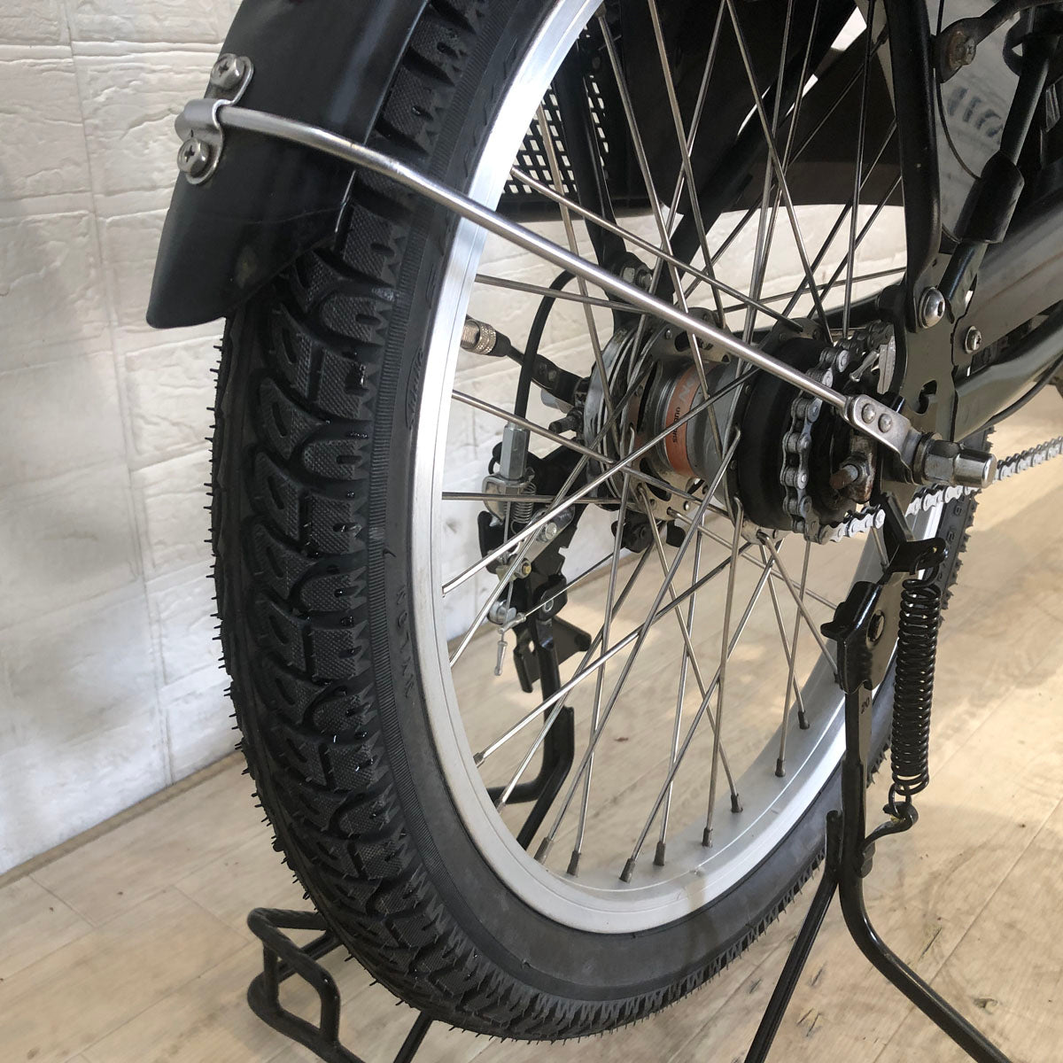 中古電動自転車 新品バッテリー パナソニック ギュット ミニ DX グリーン 20インチ YC041