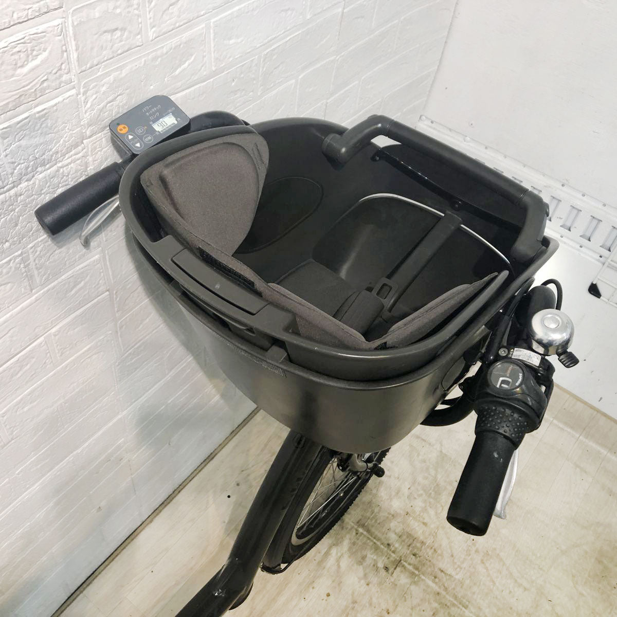 中古電動自転車 新品バッテリー ブリヂストン ビッケポーラーe グレー 20インチ YH059