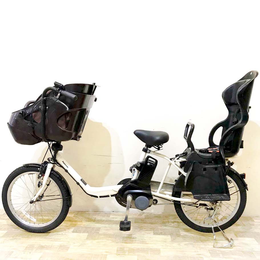 中古電動自転車 パナソニック ギュットミニDX ホワイト 20インチ KG036