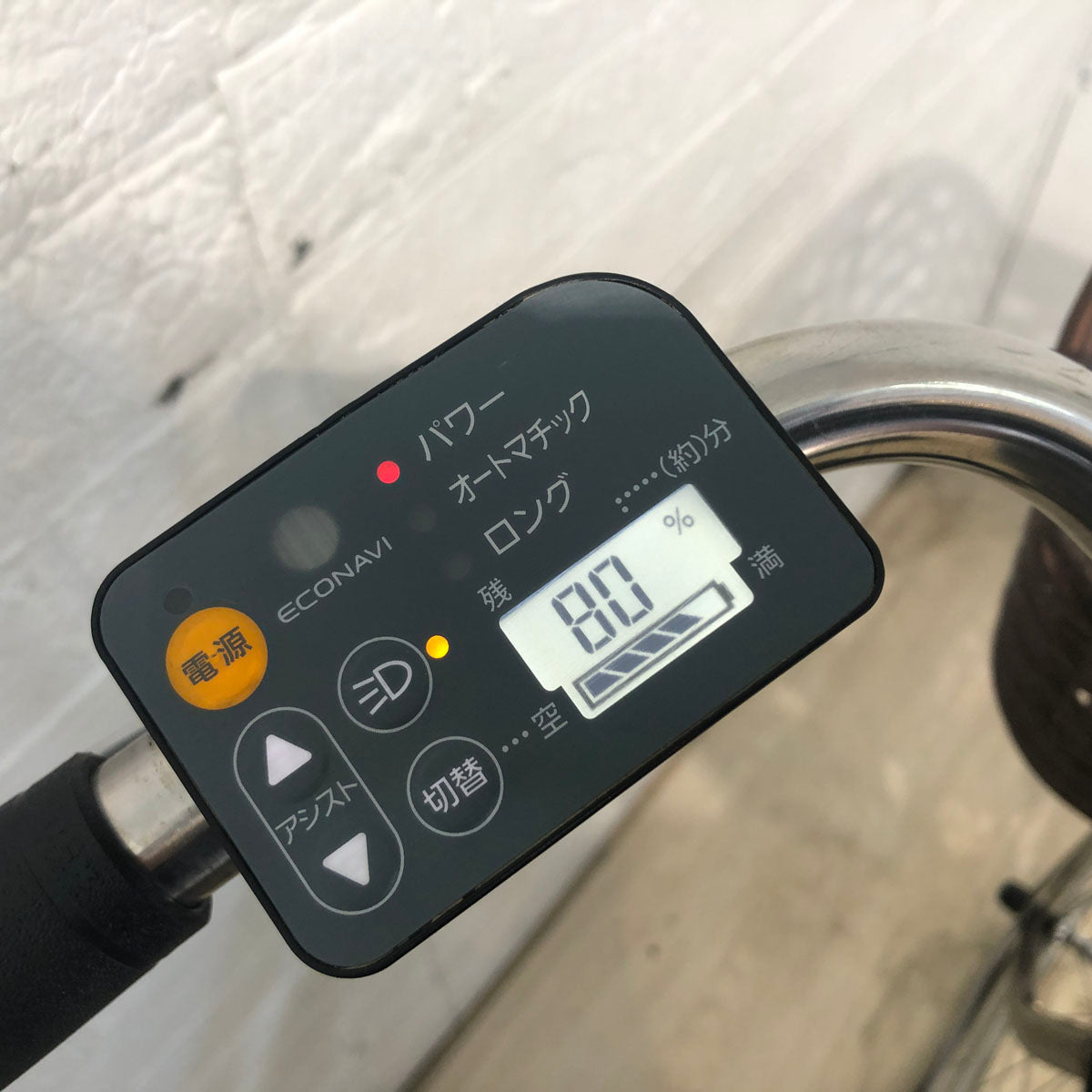 中古電動自転車 新品バッテリーパナソニック ビビ スタイル DX ブラウン 26インチ YC042