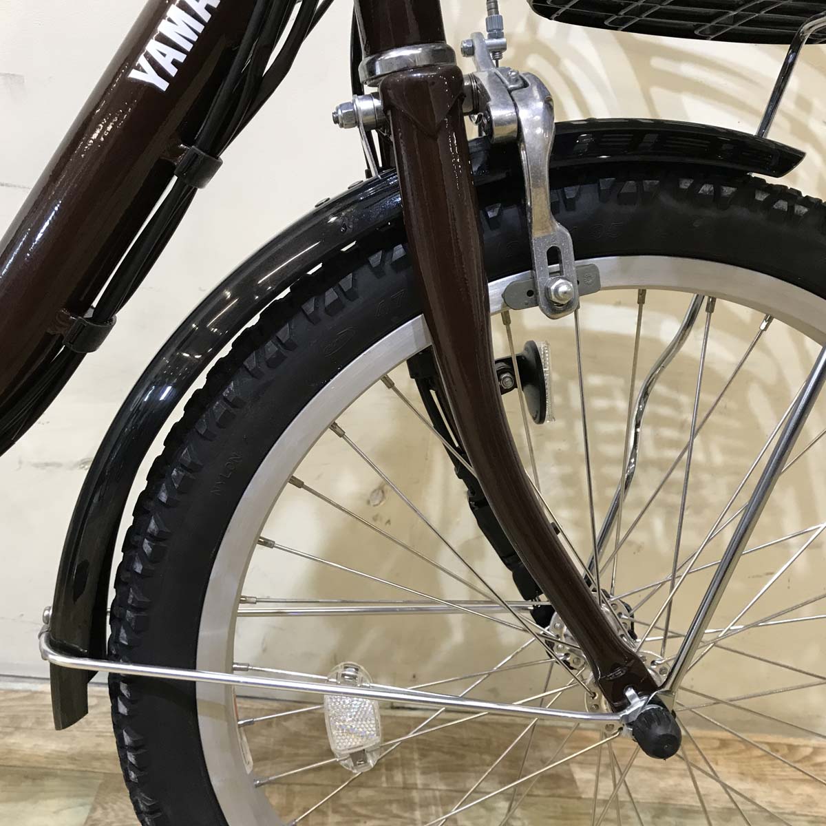 中古電動自転車 ヤマハ PAS シオンU ブラウン 20インチ KG037