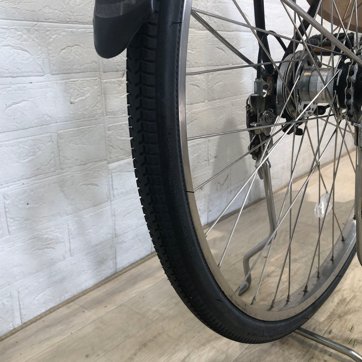 中古電動自転車 新品バッテリーパナソニック ビビ スタイル DX ブラウン 26インチ YC042