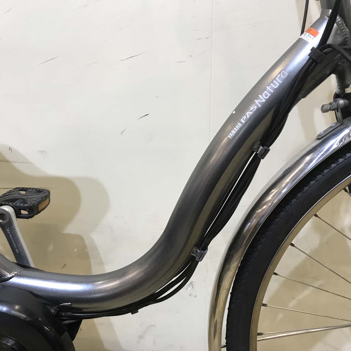 中古電動自転車  ヤマハ PAS ナチュラ XL シルバー 26インチ KB028