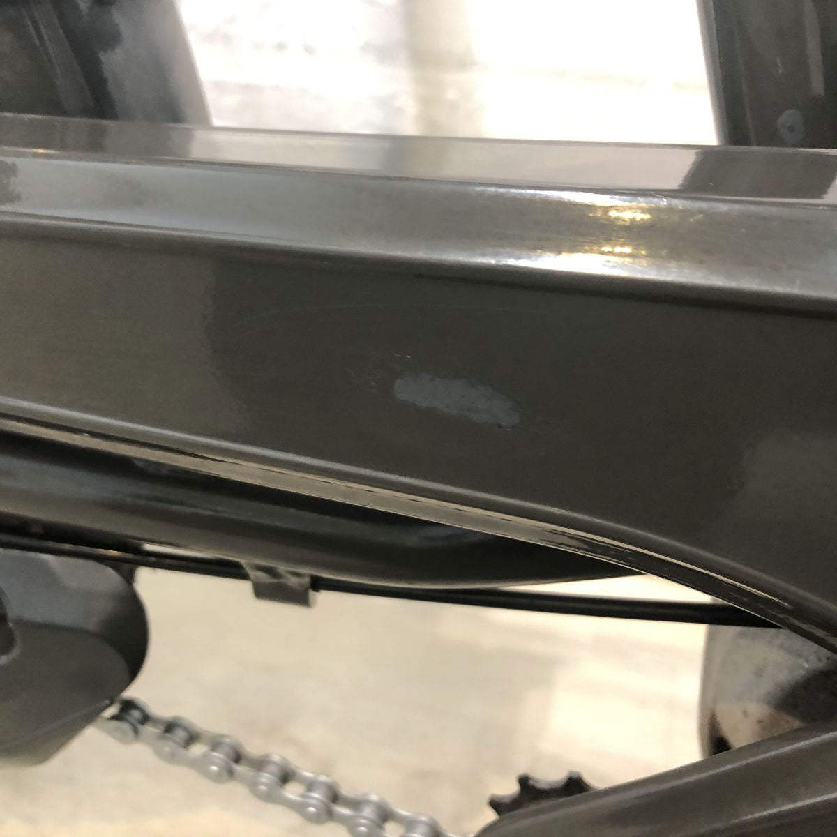 中古電動自転車 新品バッテリー ブリヂストン ビッケポーラーe グレー 20インチ YH059
