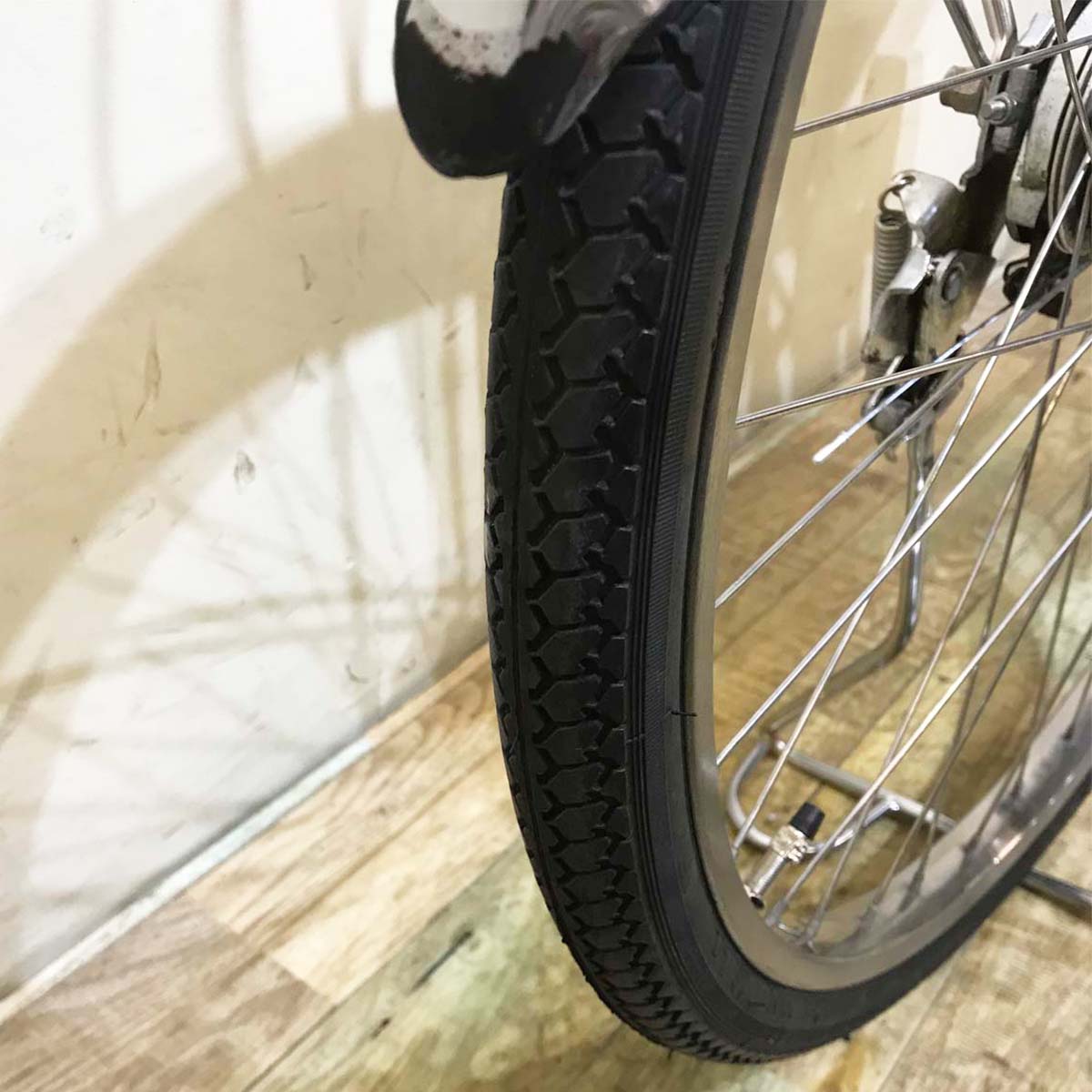 中古電動自転車  ヤマハ PAS ナチュラ XL シルバー 26インチ KB028