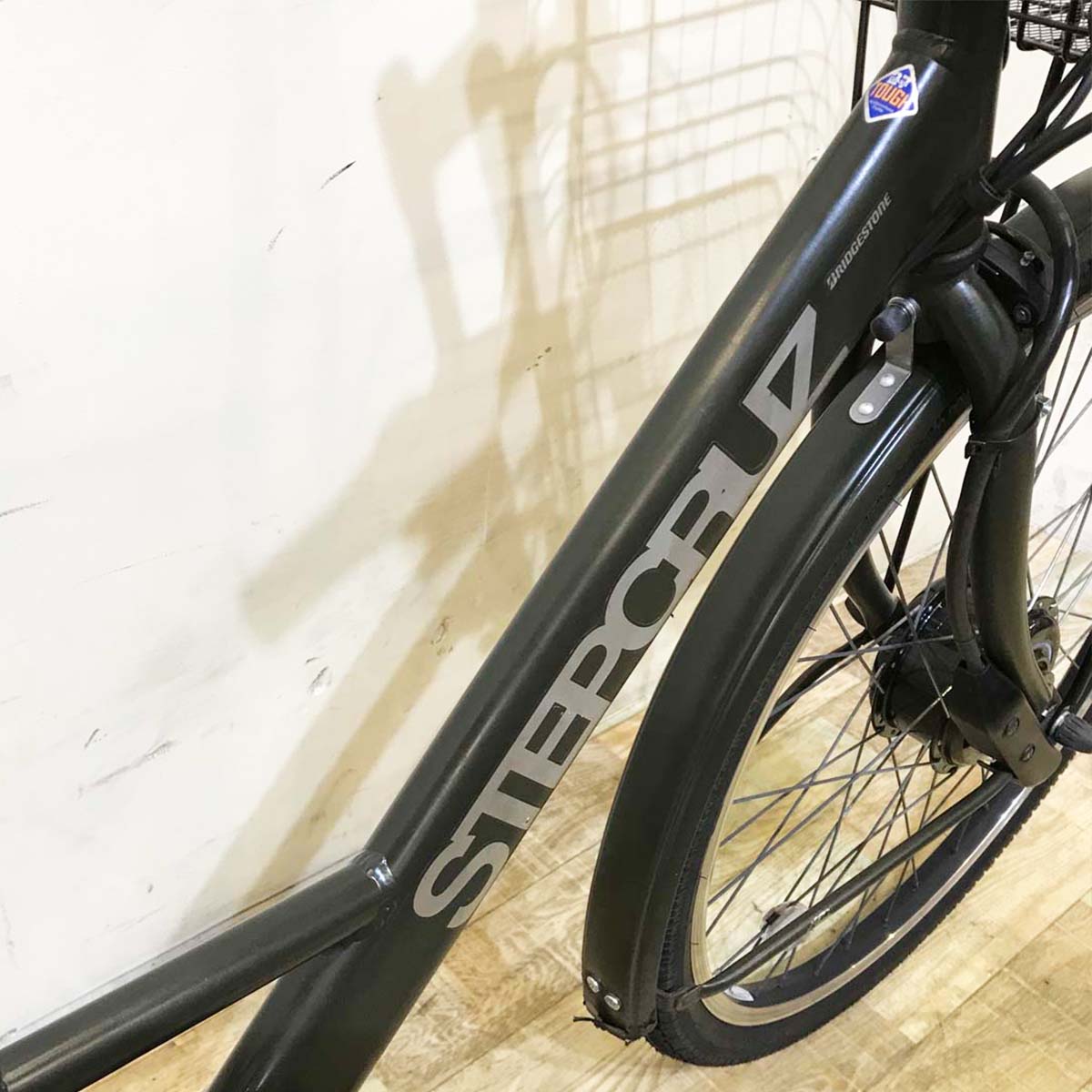ブリヂストン ステップクルーズ カーキ 26インチ KG038 【中古車】