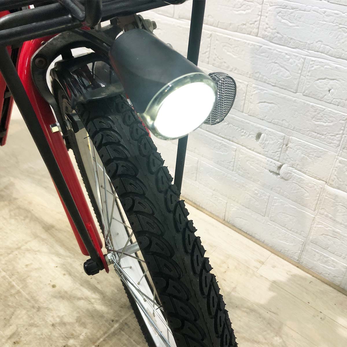 中古電動自転車 パナソニック ギュットアニーズDX レッド 20インチ YH053