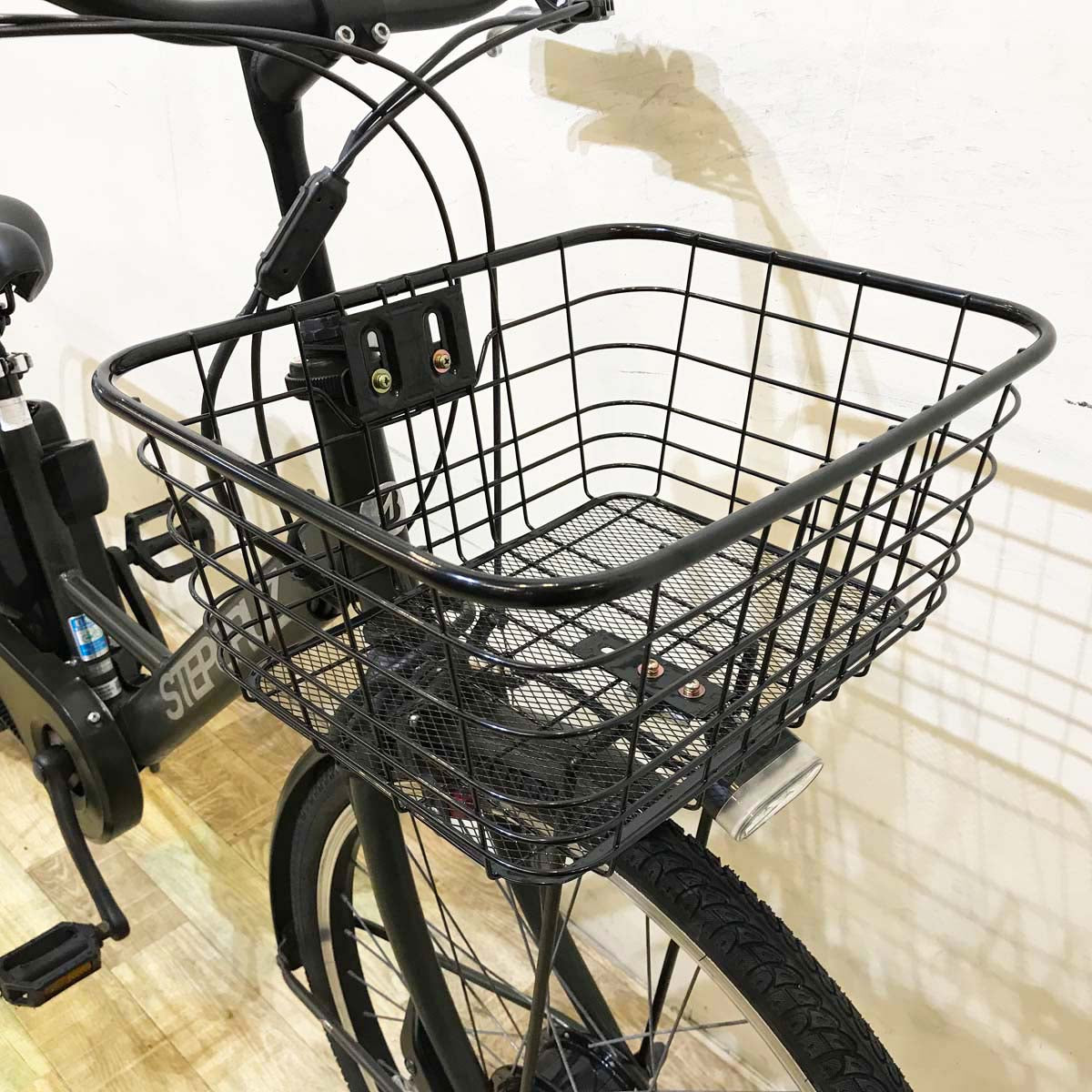 中古電動自転車 ブリヂストン ステップクルーズ カーキ 26インチ KG038