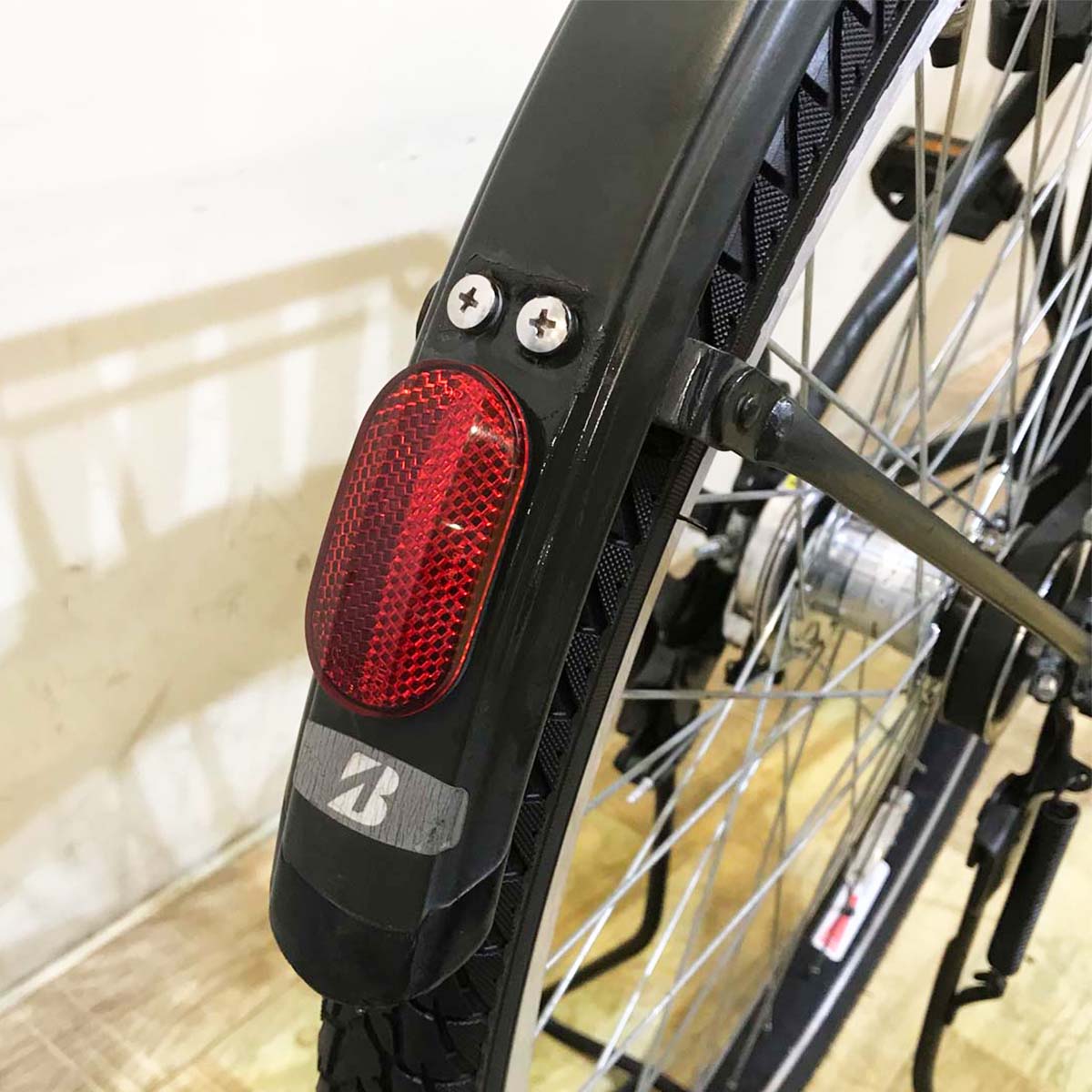 中古電動自転車 ブリヂストン ステップクルーズ カーキ 26インチ KG038