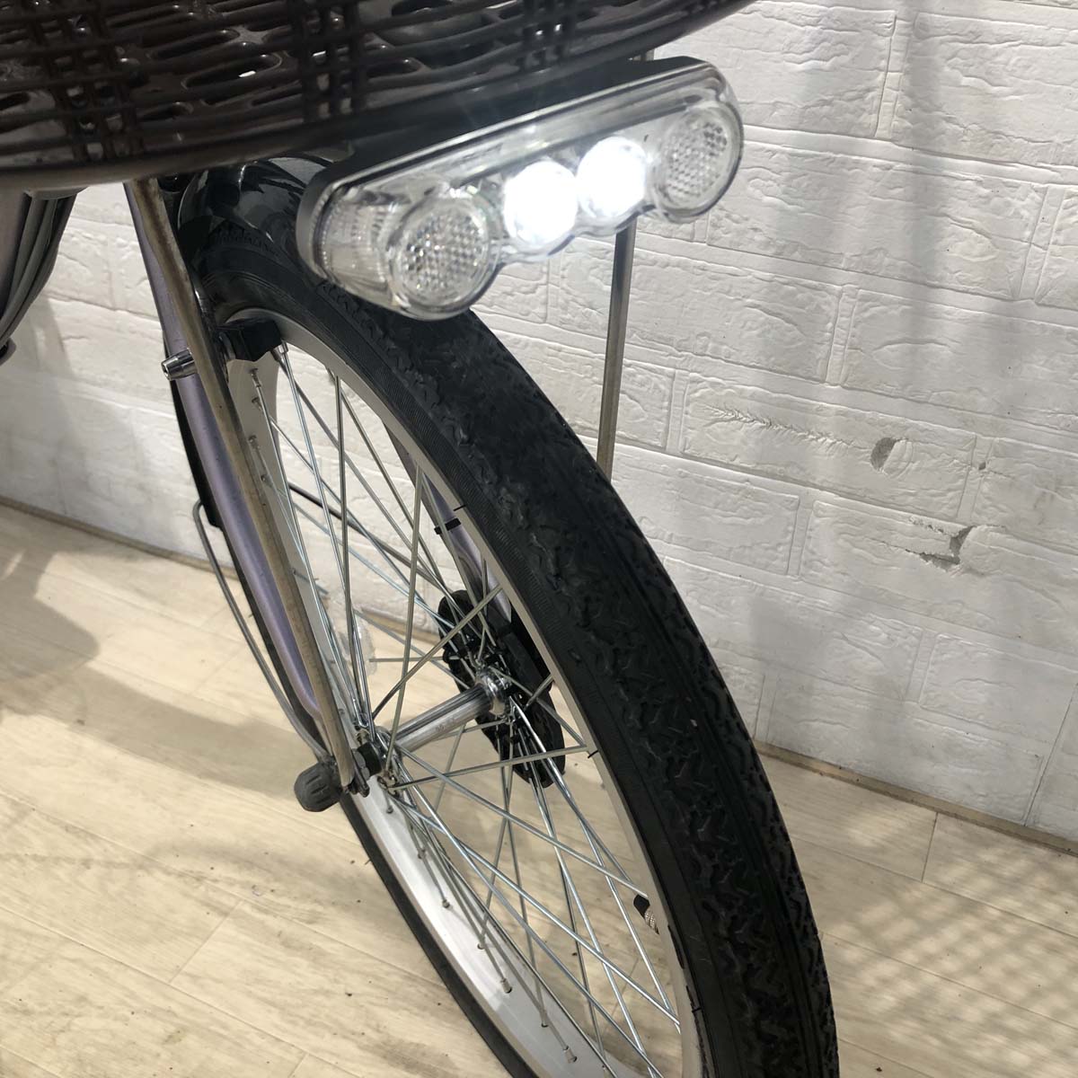中古電動自転車 ヤマハ PAS コンパクト パープル 20インチ YC043 