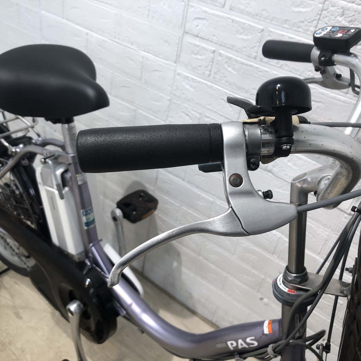 中古電動自転車 ヤマハ PAS コンパクト パープル 20インチ YC043 