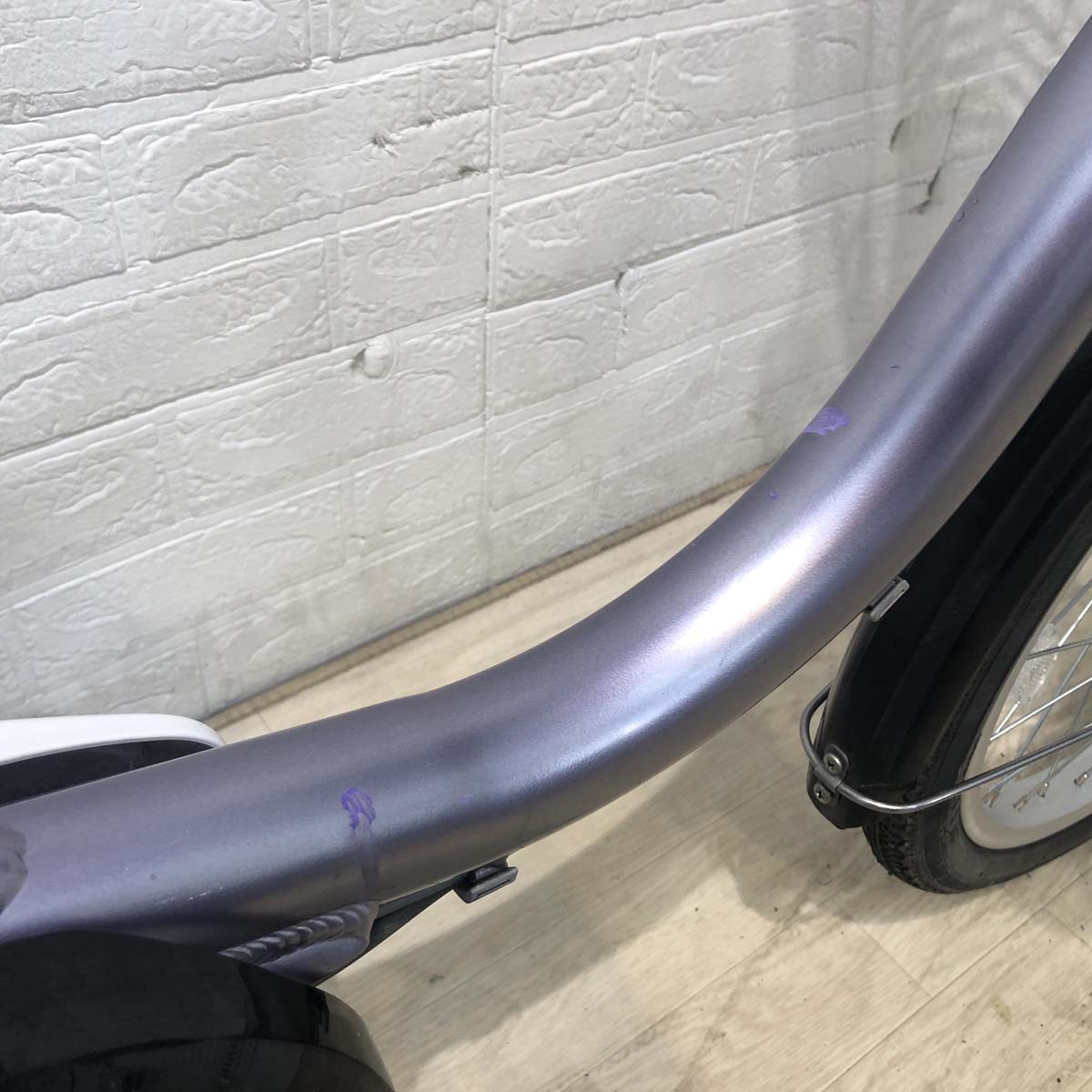 中古電動自転車 ヤマハ PAS コンパクト パープル 20インチ YC043 