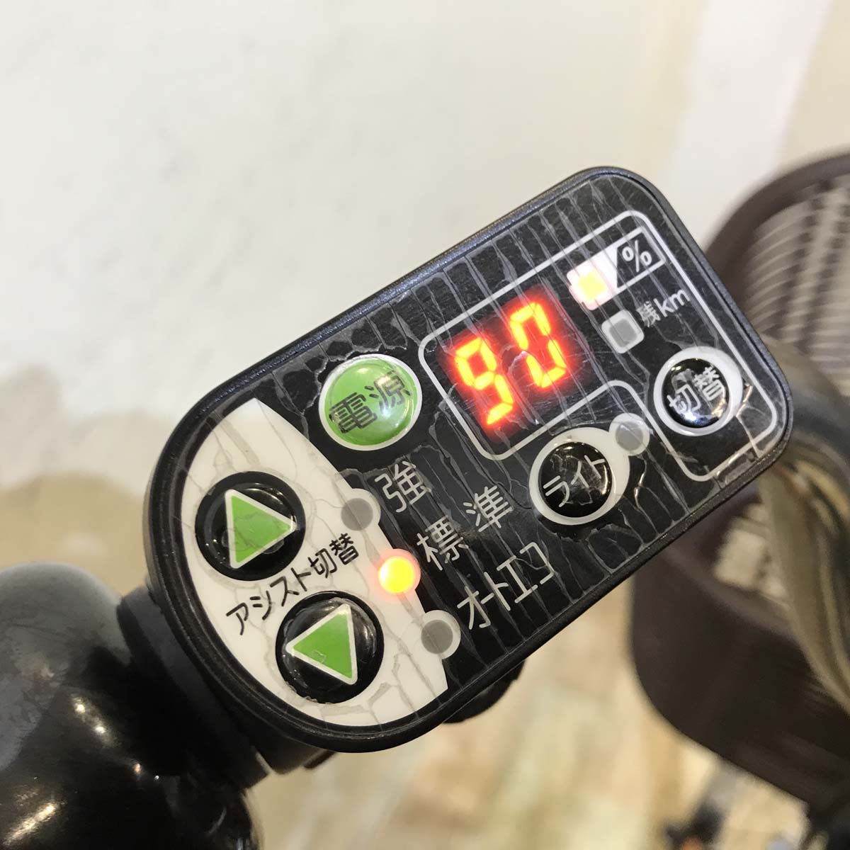 中古電動自転車 ヤマハ PAS ラフィーニ オレンジ 26インチ KG039