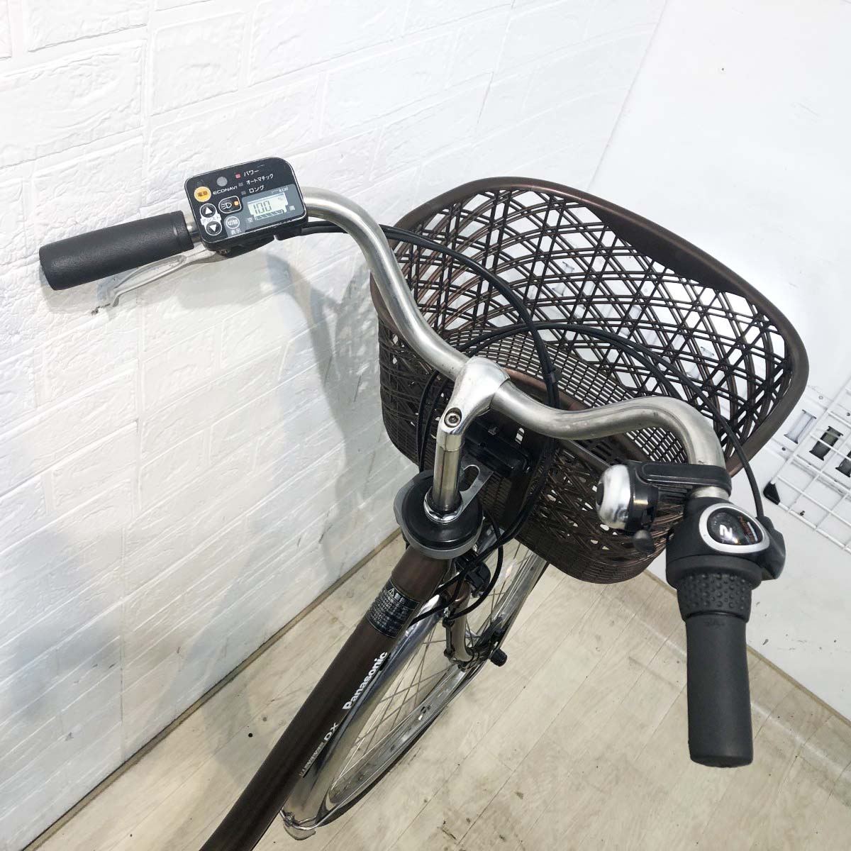 中古電動自転車 パナソニック ビビDX ブラウン 26インチ YH062