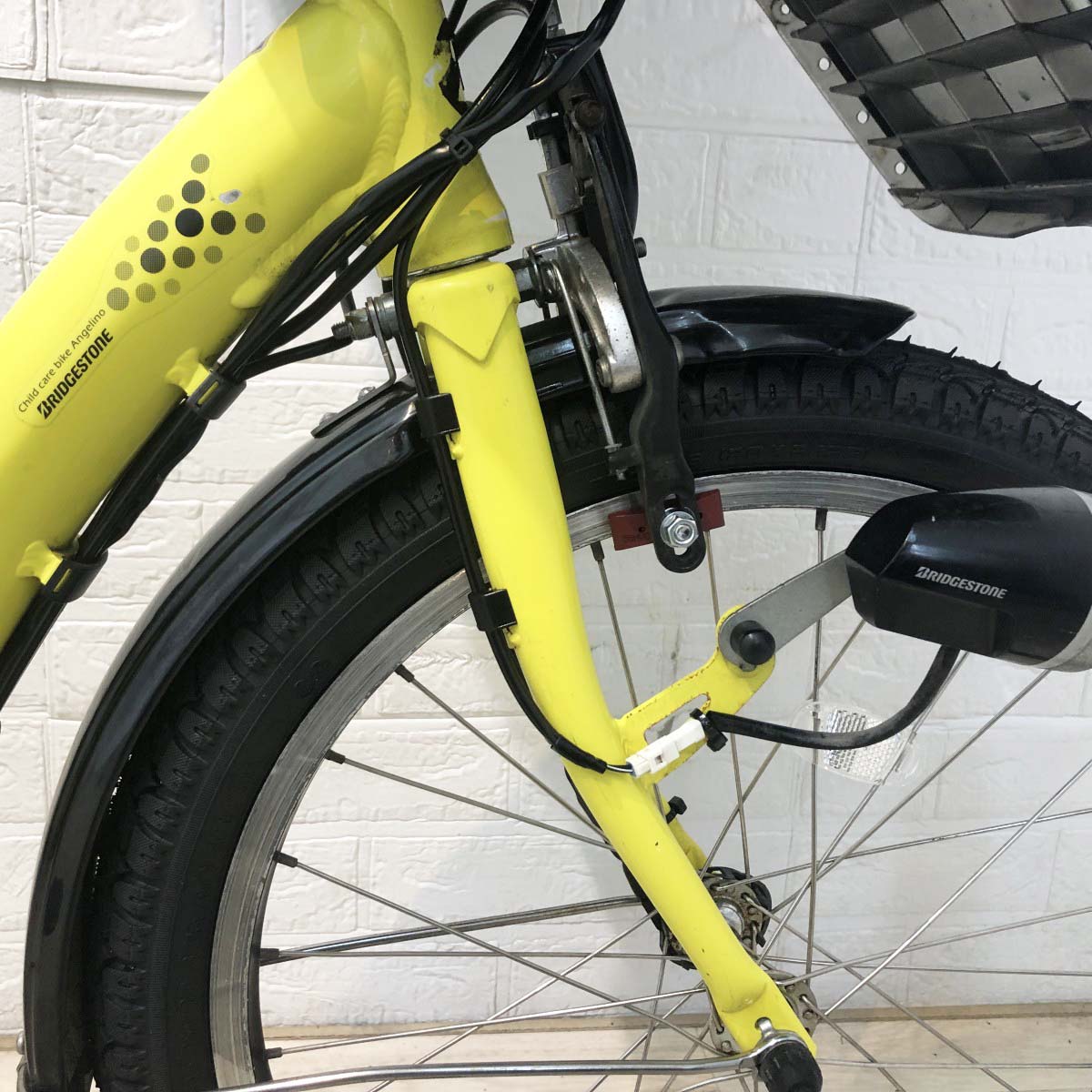 ブリヂストン アンジェリーノプティットe イエロー 20インチ YH063 【中古車】