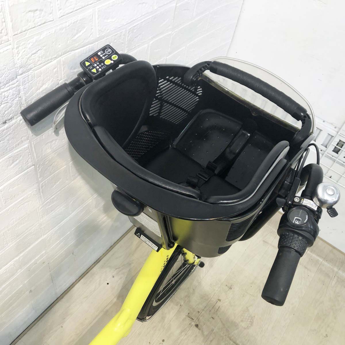 中古電動自転車 ブリヂストン アンジェリーノプティットe イエロー 20インチ YH063