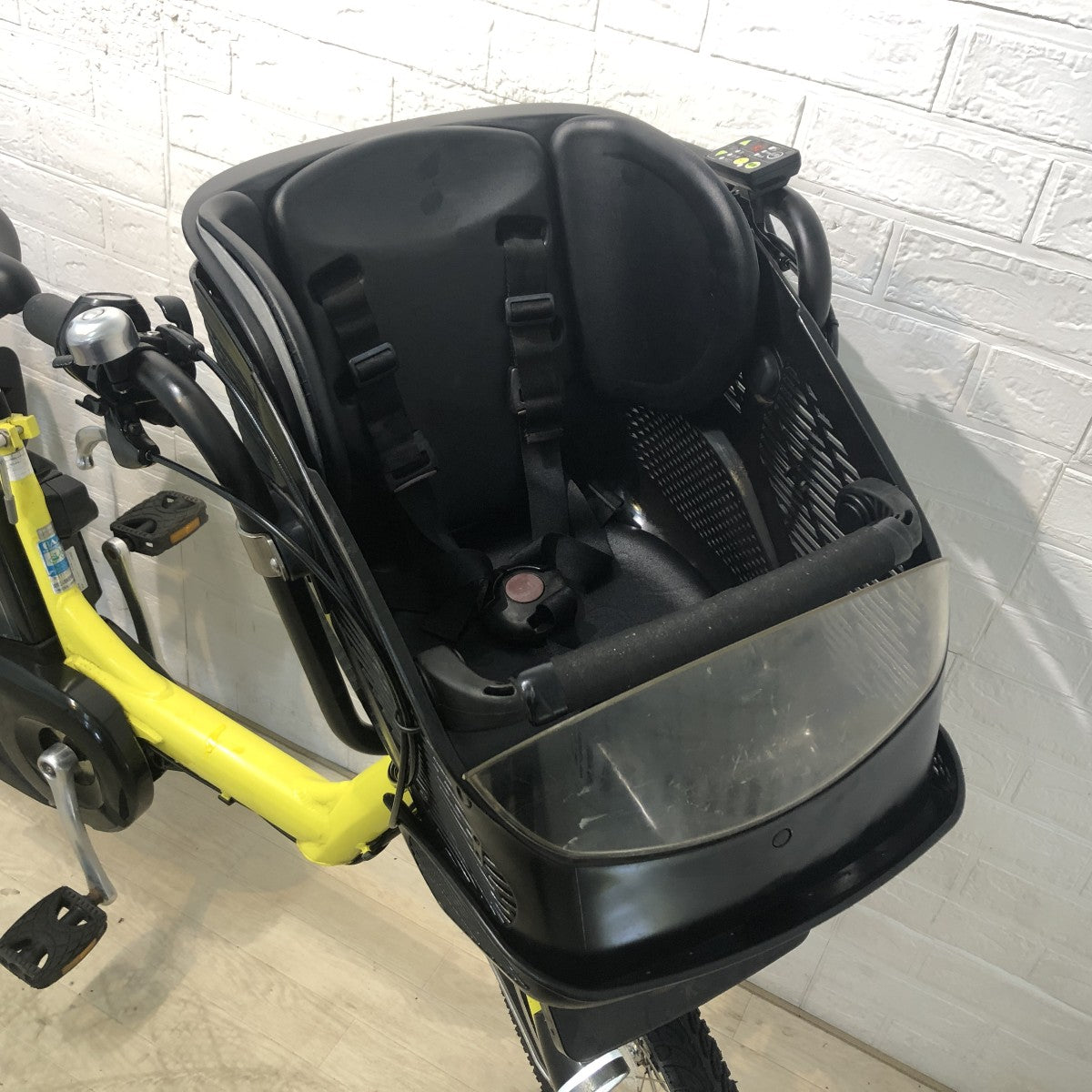 中古電動自転車 ブリヂストン アンジェリーノプティットe イエロー 20インチ YH063