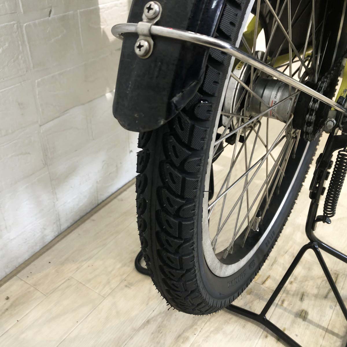 中古電動自転車 ブリヂストン アンジェリーノプティットe イエロー 20インチ YH063