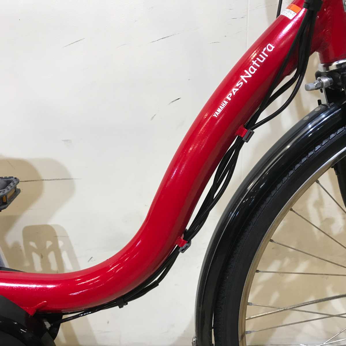 ヤマハ 新品バッテリー PAS ナチュラ T レッド 26インチ KS045 【中古車】