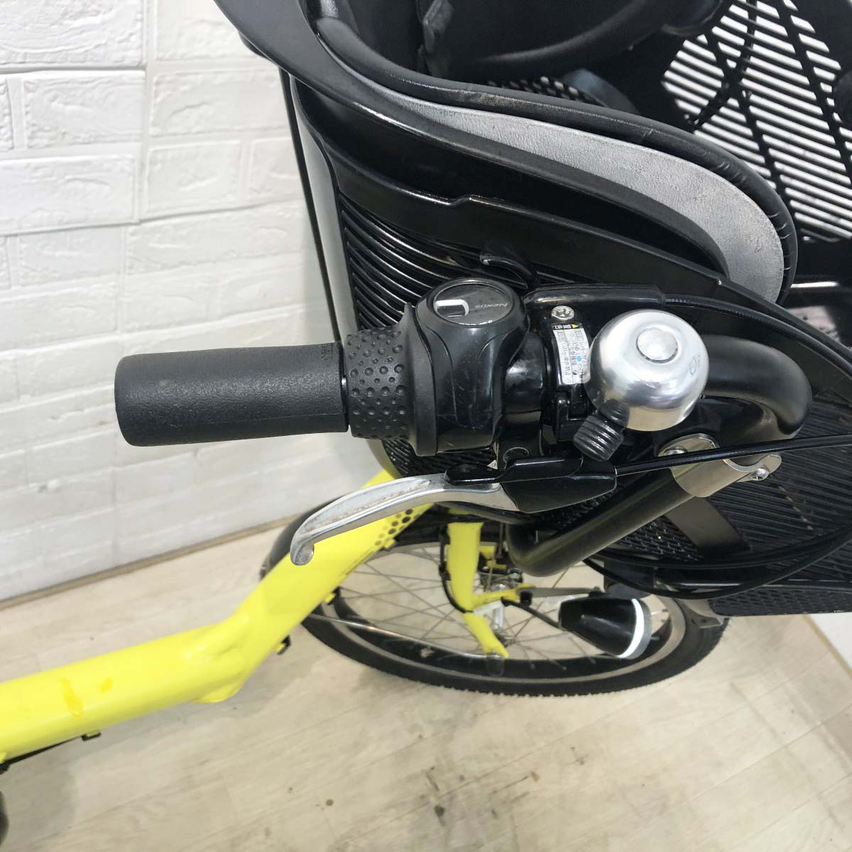 中古電動自転車 ブリヂストン アンジェリーノプティットe イエロー 20インチ YH063