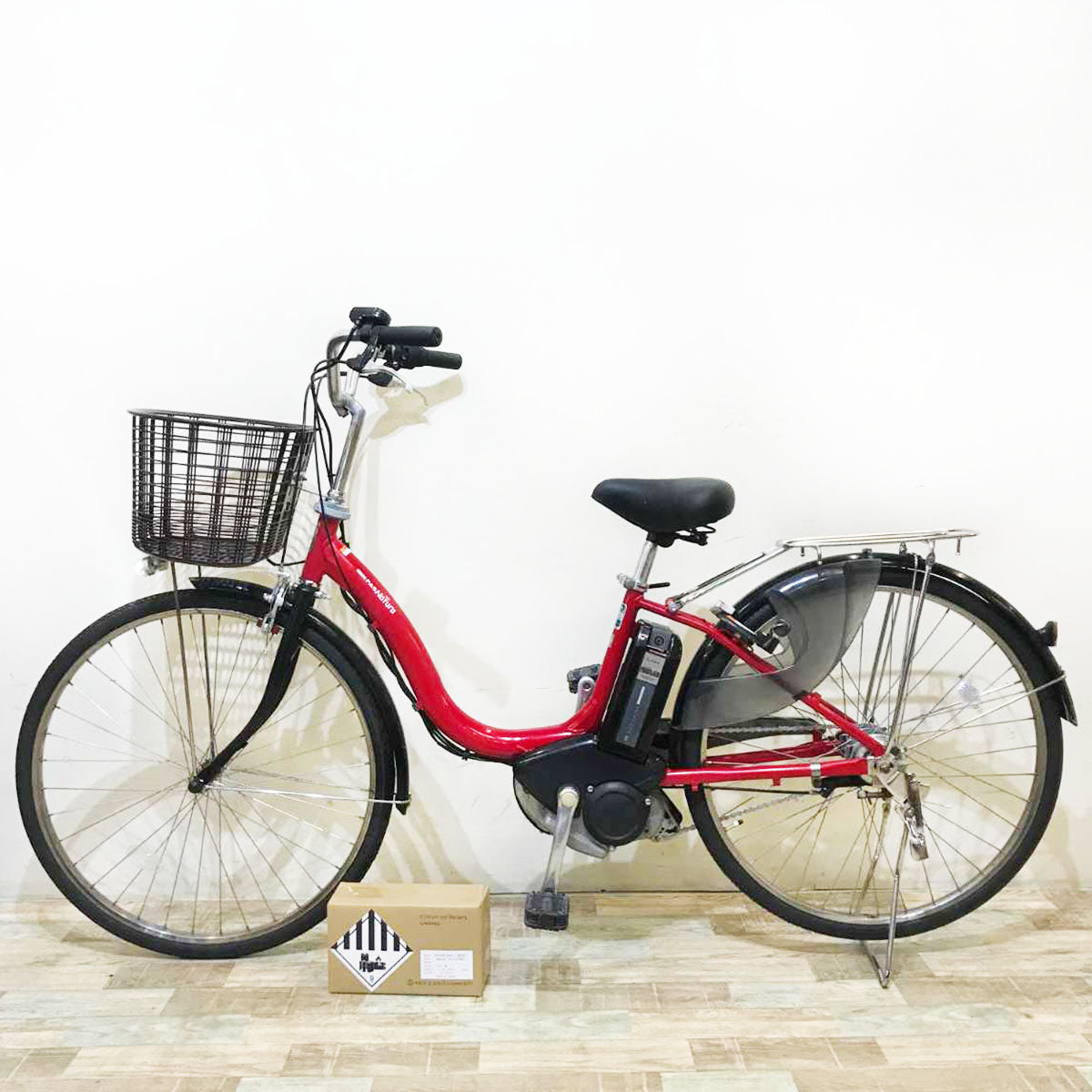 ヤマハ 新品バッテリー PAS ナチュラ T レッド 26インチ KS045 【中古車】
