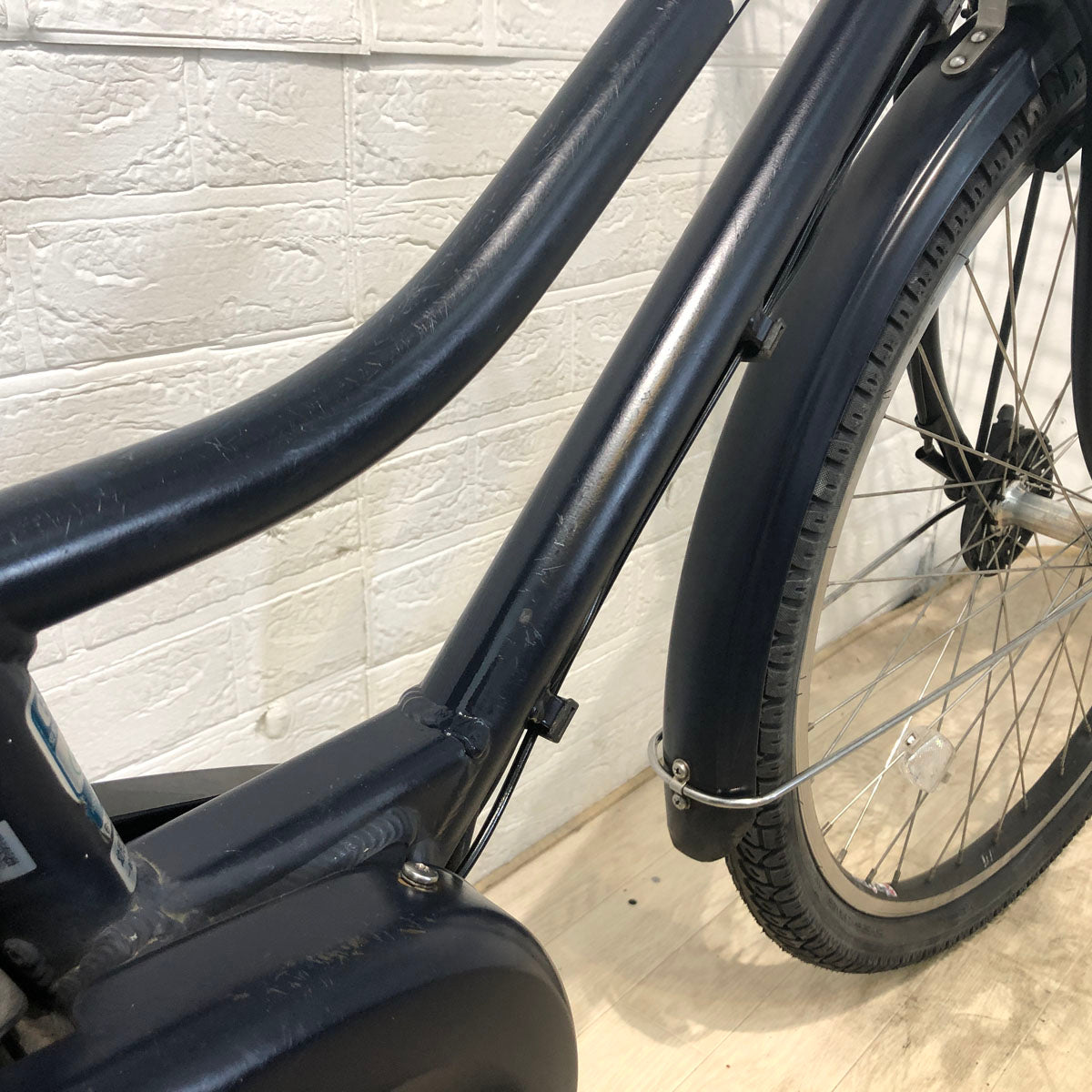 中古電動自転車 ブリヂストン HYDEE 2 ハイディ ツー ネイビー 26インチ YC045