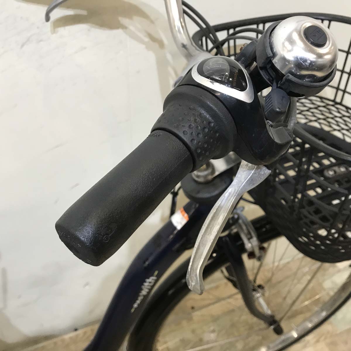中古電動自転車  ヤマハ PAS With パス ウィズ ネイビー 26インチ KB032