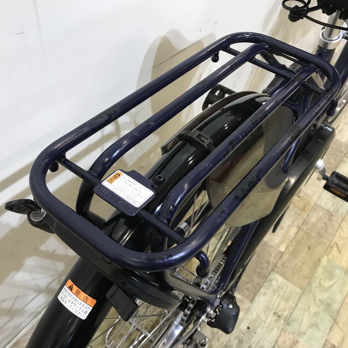 中古電動自転車  ヤマハ PAS With パス ウィズ ネイビー 26インチ KB032