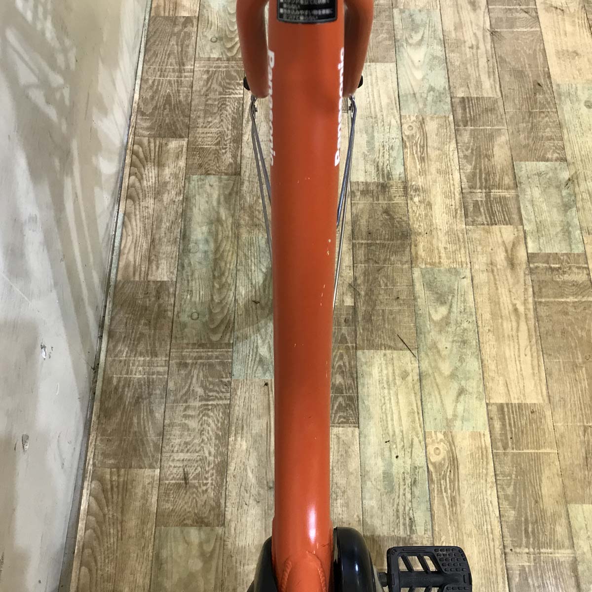 中古電動自転車 パナソニック ビビLU オレンジ 26インチ KG042