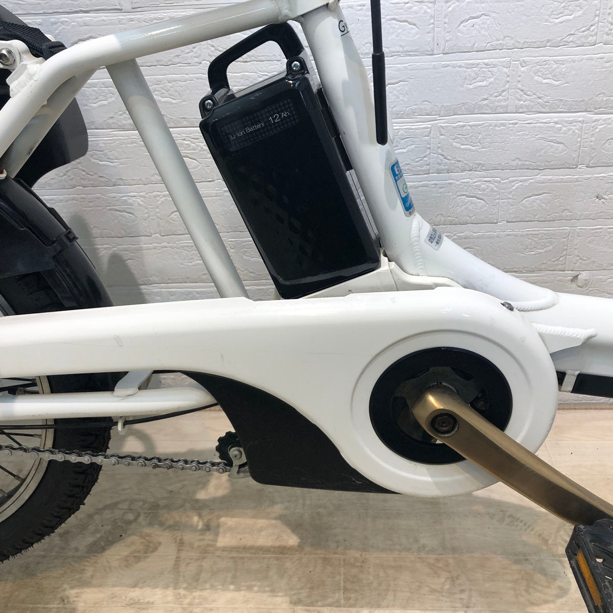 中古電動自転車 パナソニック ギュット アニーズ DX ホワイト 20インチ YC046