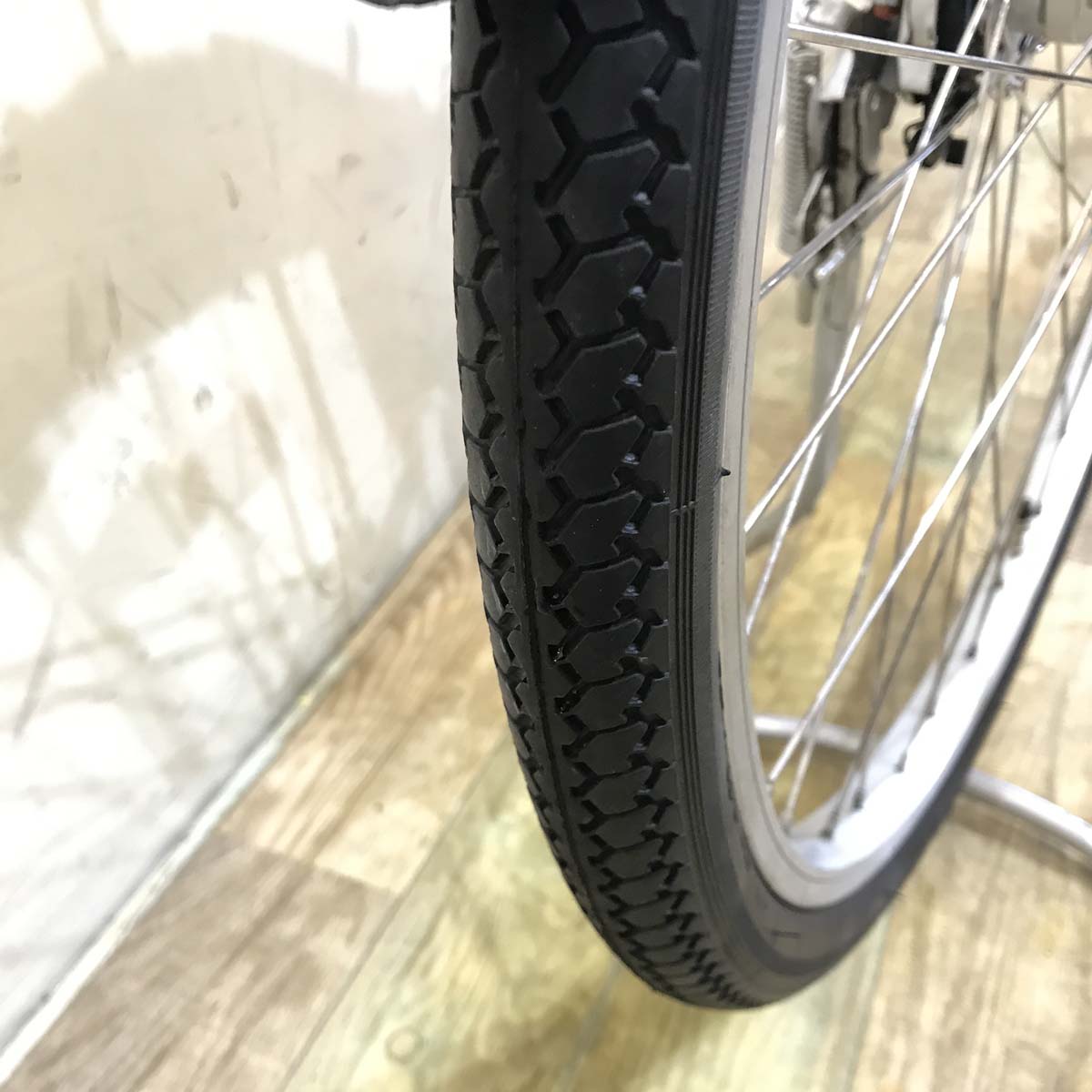 中古電動自転車 パナソニック ビビLU オレンジ 26インチ KG042