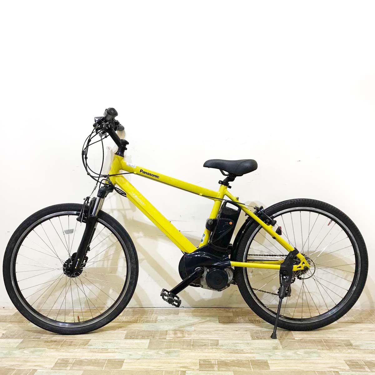 電動自転車 パナソニック ハリヤ イエロー 26インチ KW103 【中古車】
