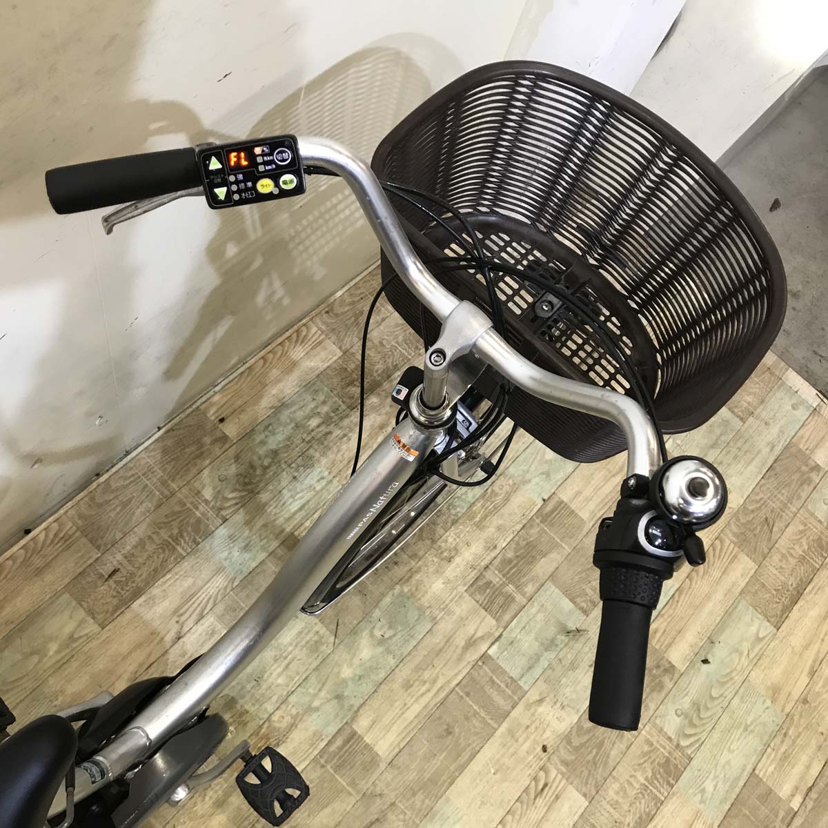 中古電動自転車  ヤマハ PAS ナチュラ L シルバー 26インチ KB033