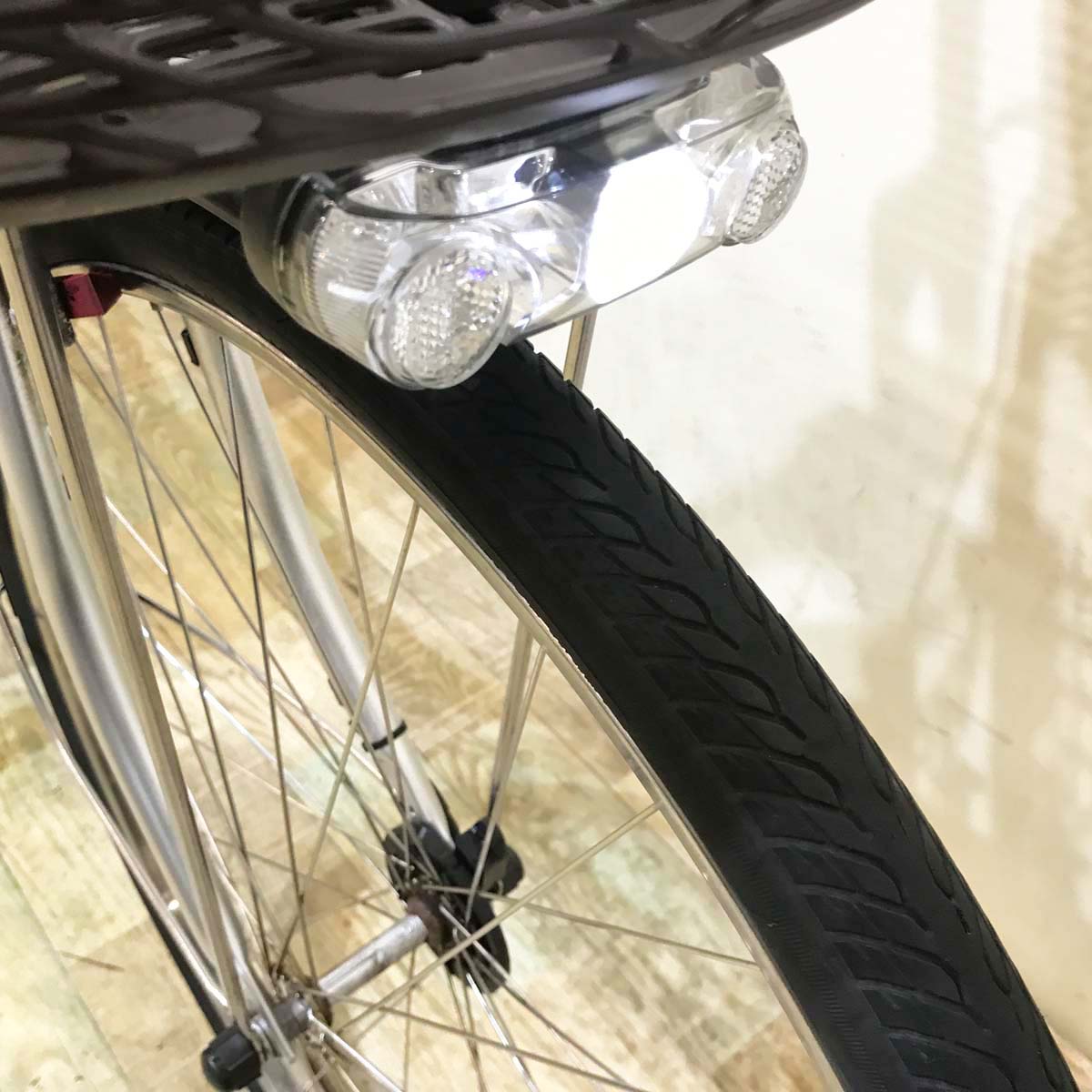 中古電動自転車  ヤマハ PAS ナチュラ L シルバー 26インチ KB033