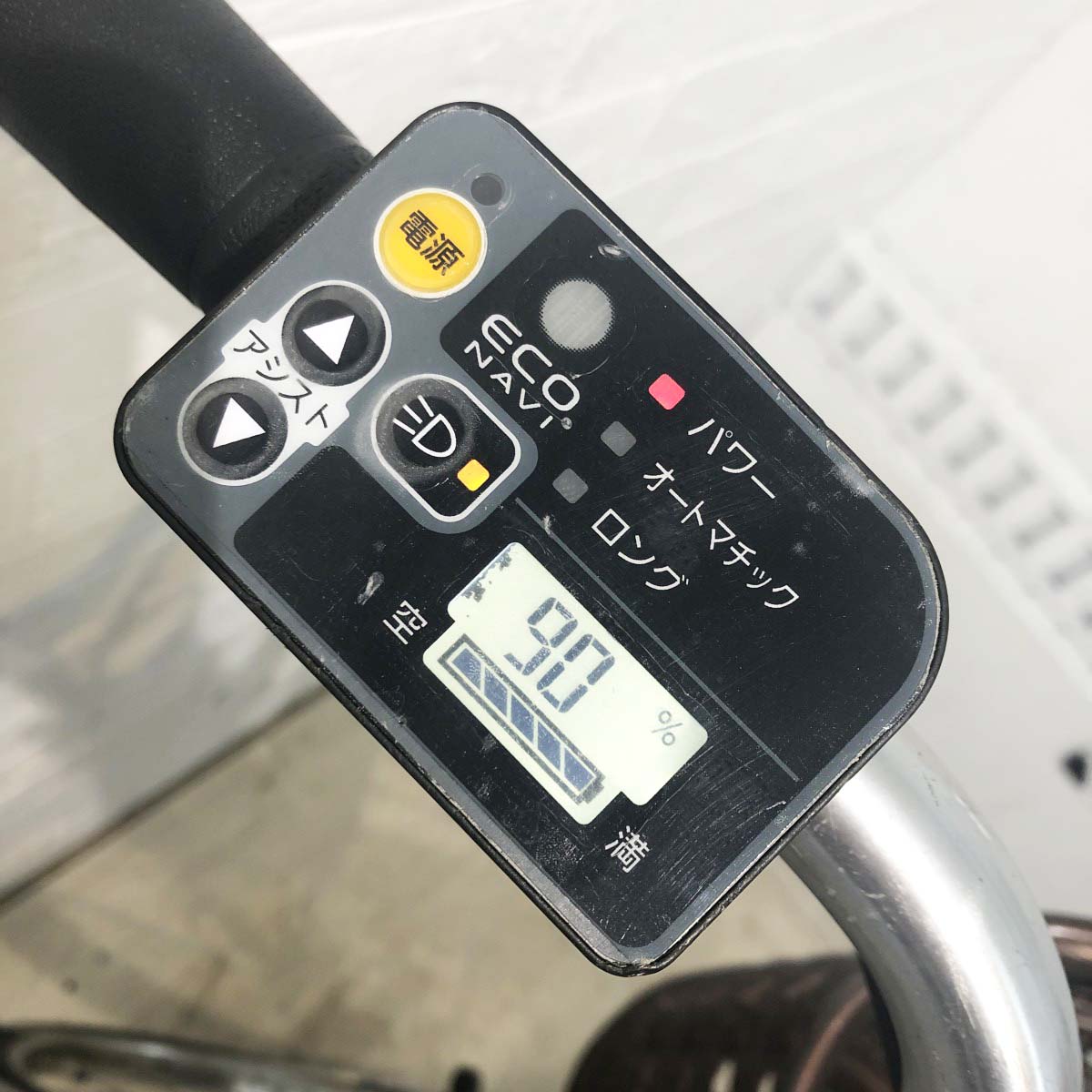 中古電動自転車 パナソニック ビビSX ホワイト 26インチ YH066