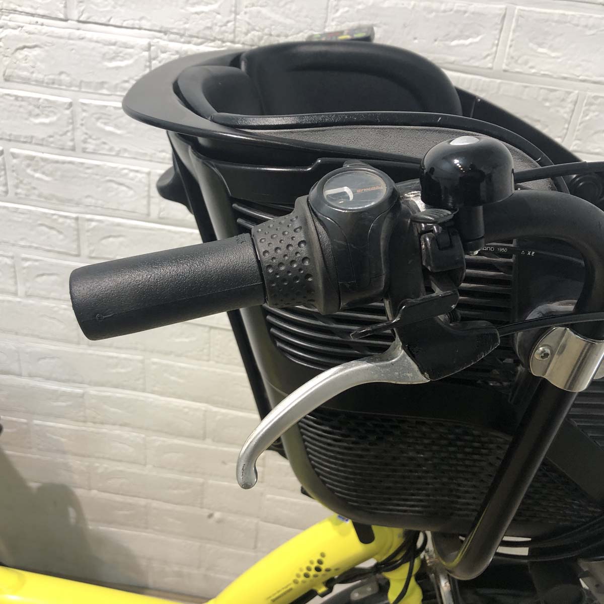 中古電動自転車 ブリヂストン アンジェリーノ プティット e イエロー 20インチ YC047