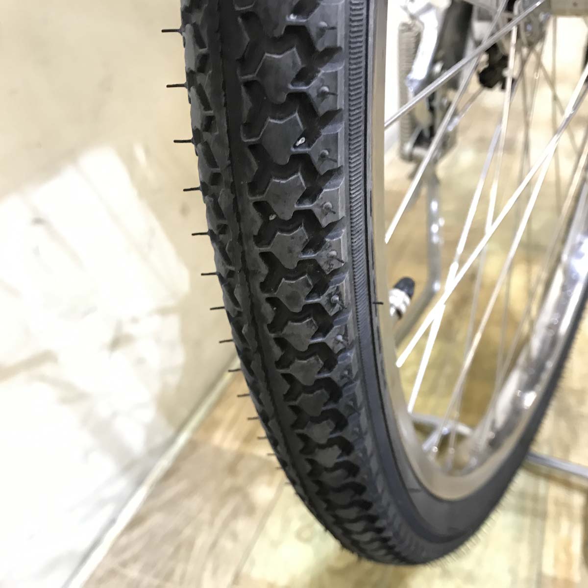 中古電動自転車 ヤマハ PAS ウィズ ベージュ 26インチ KG043 – e-CHARIty