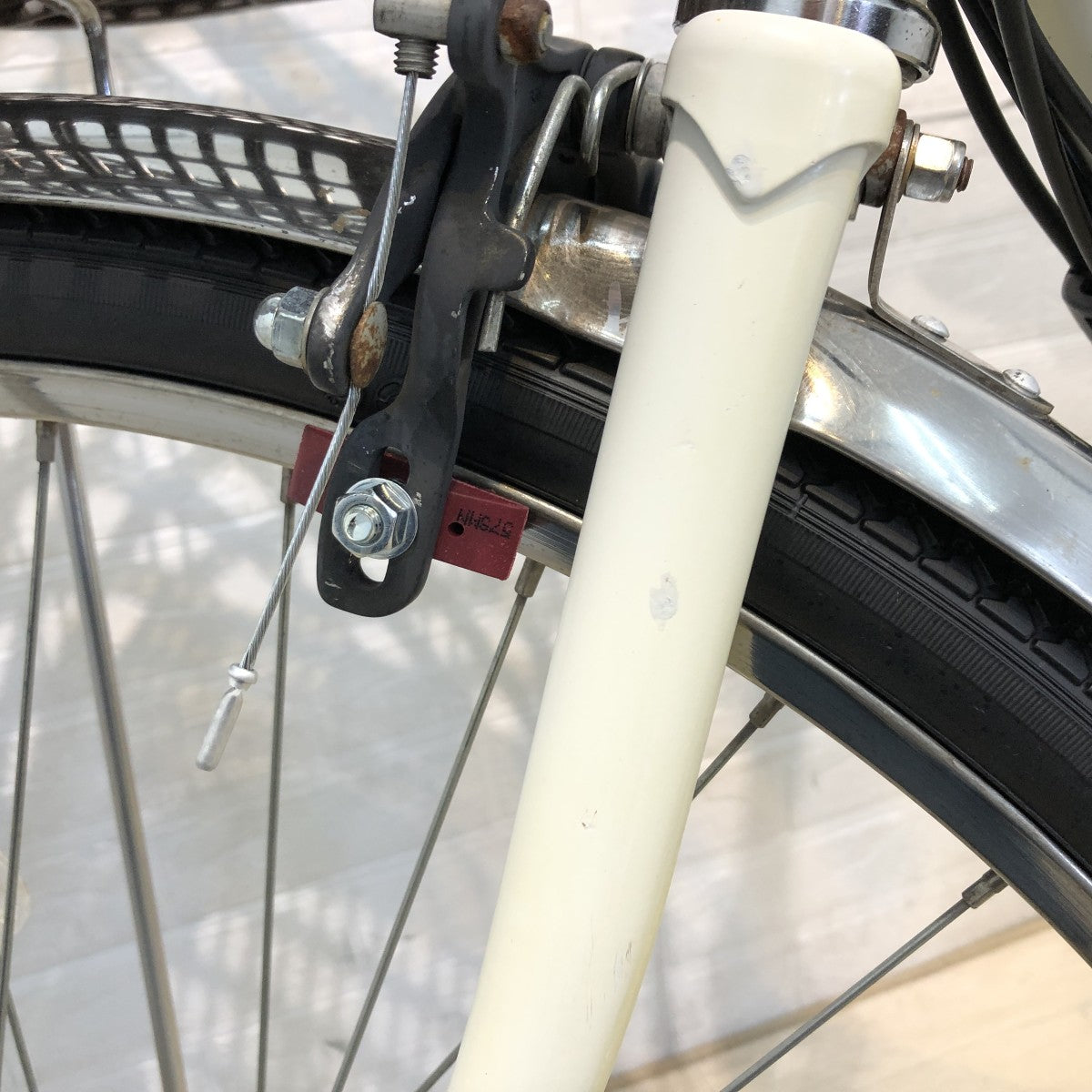 中古電動自転車 パナソニック ビビSX ホワイト 26インチ YH066