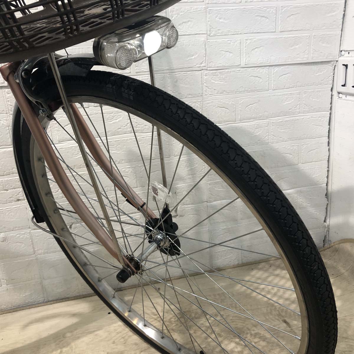中古電動自転車 ブリヂストン アシスタ DX ピンクベージュ 26インチ