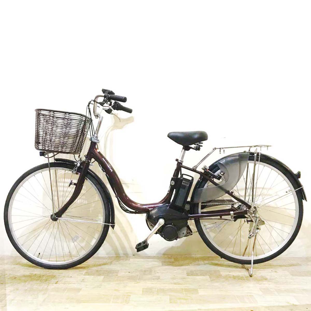 中古電動自転車  ヤマハ PAS ナチュラ M ブラウン 26インチ KB034