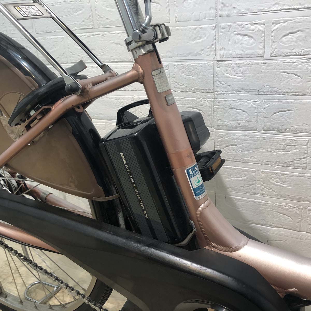 中古電動自転車 ブリヂストン アシスタ DX ピンクベージュ 26インチ 