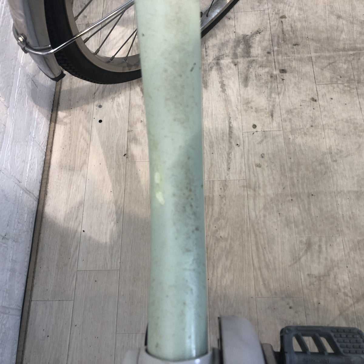 中古電動自転車 パナソニック ビビSS グリーン 26インチ YH067