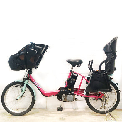 新品バッテリー パナソニック ギュット ミニ DX ピンク×ソーダ 20インチ YC049 【中古車】