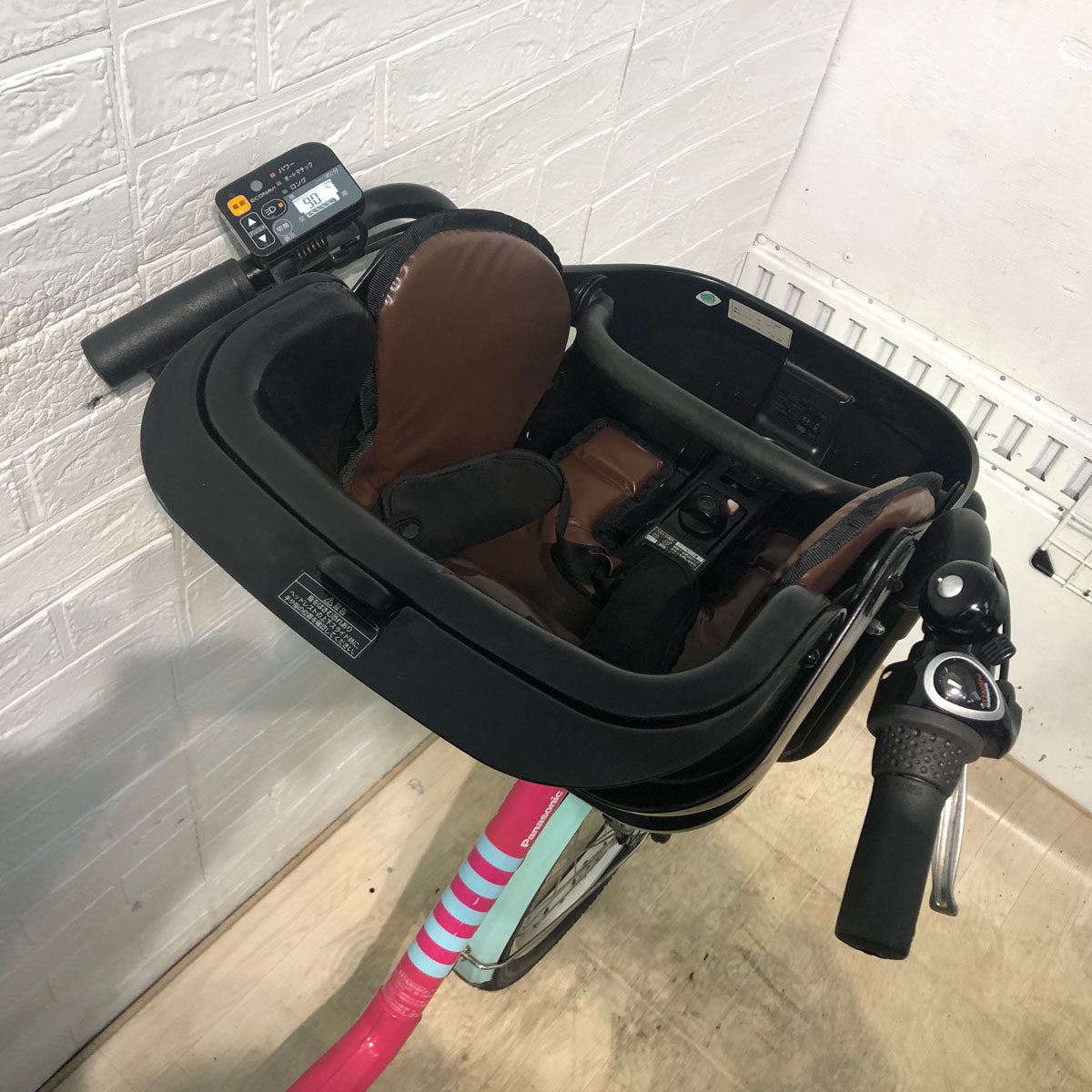 中古電動自転車 新品バッテリー パナソニック ギュット ミニ DX ピンク