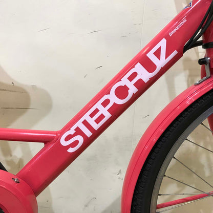 ブリヂストン ステップクルーズ e ピンク 26インチ KW106【中古車】