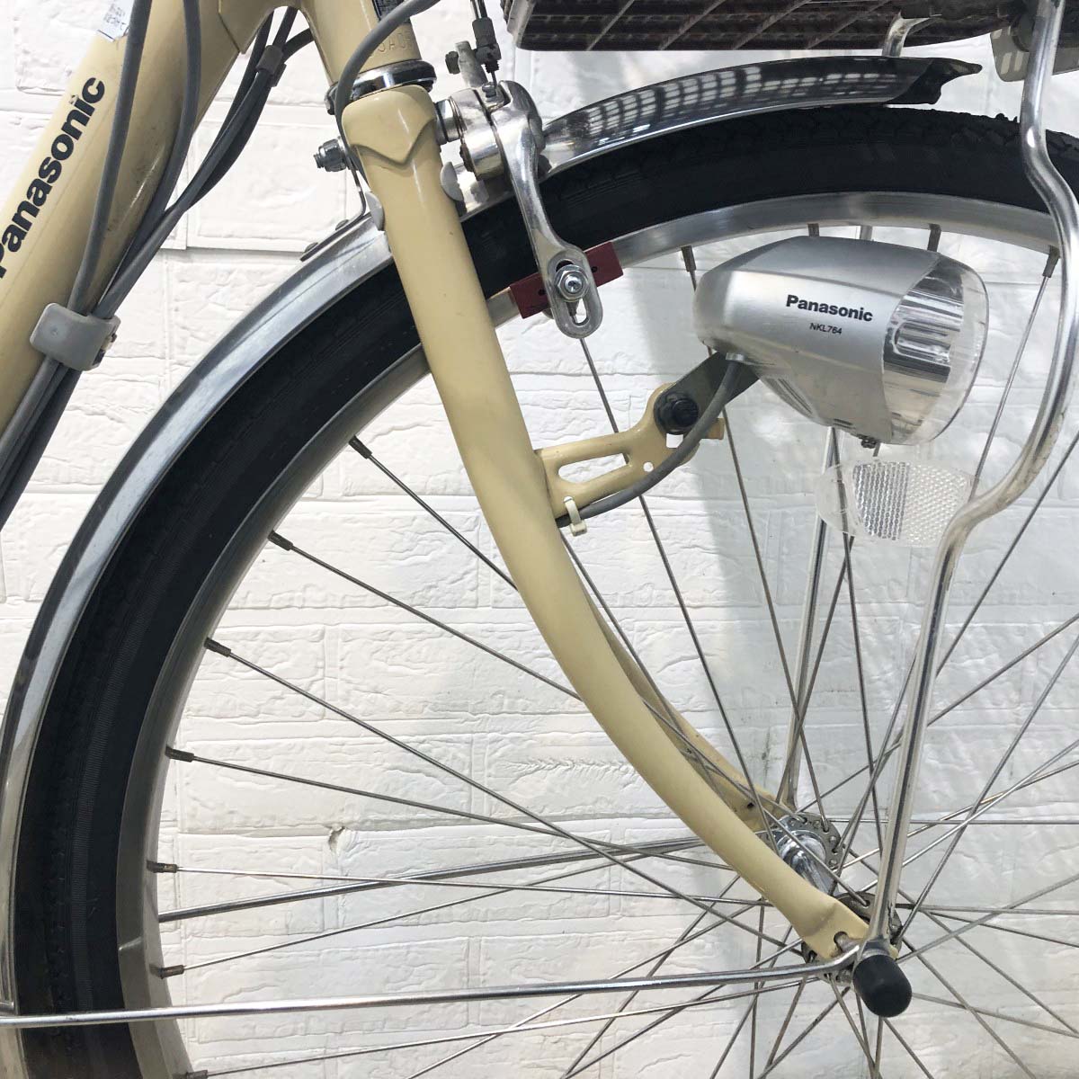中古電動自転車 パナソニック ビビSS ベージュ 26インチ YH068