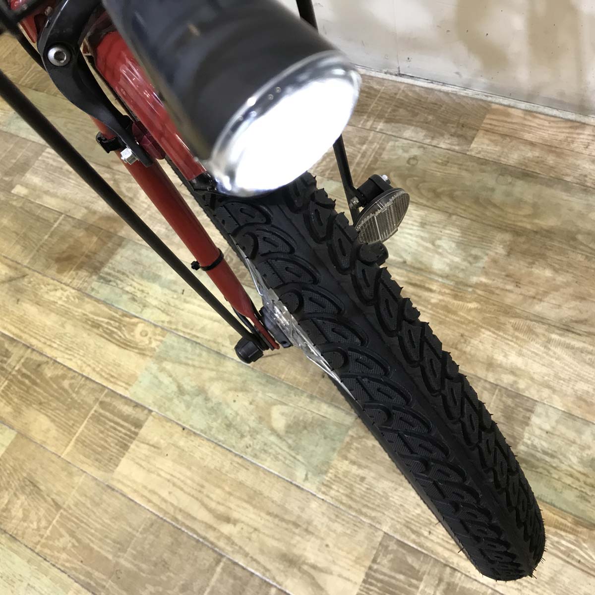 中古電動自転車 パナソニック グリッター レッド 20インチ KG045